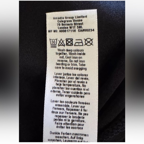 Wallis Black Lace Dress Women Sz 16 EUR 48 UK 20 ALine Party Grunge Classy Event - Picture 9 of 10